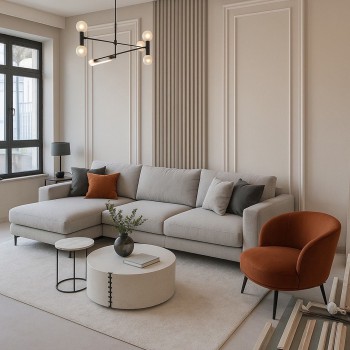 LuxeCraft Chic Köşe Koltuk Takımı 